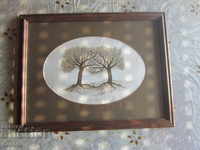 Old etch painting picture