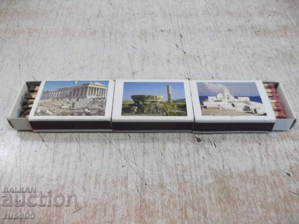 Лот от 3 бр. гръцки кибрита с цена 15.00 лв. | € 7.67 Лот от 3 бр. гръцки кибрита с цена 15.00 лв. | € 7.67