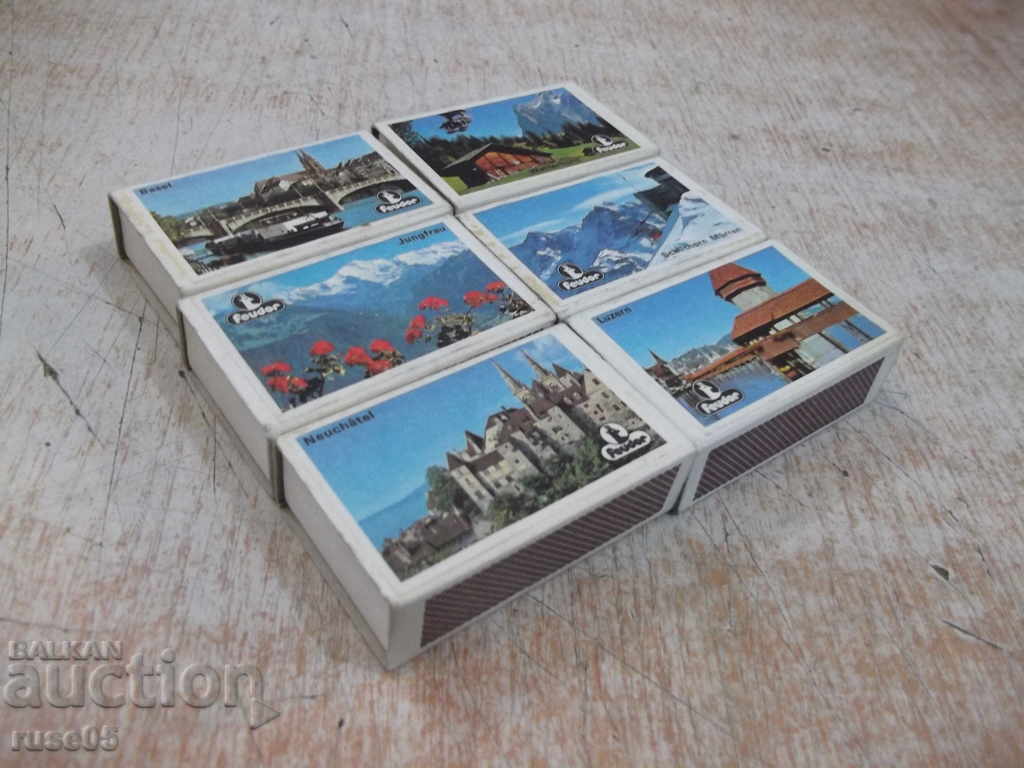 Lot of 6 pcs. Feuder matches with price 30.00 BGN | € 15.34 Lot of 6 pcs. Feuder matches with price 30.00 BGN | € 15.34