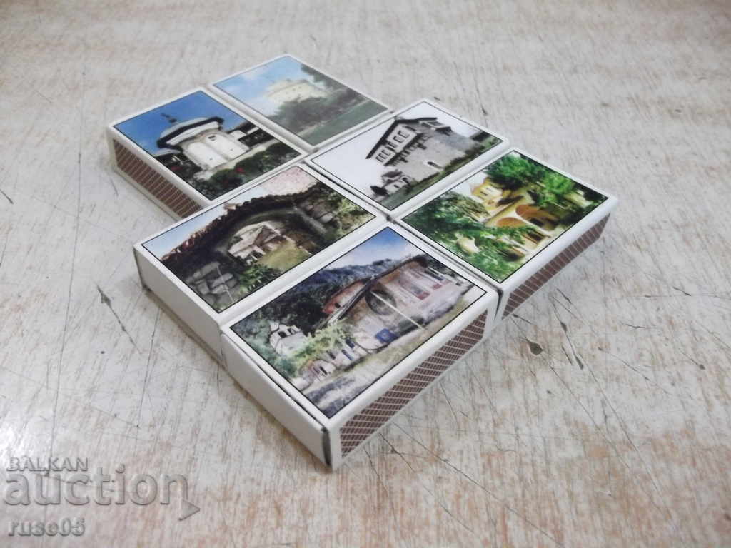 Livrarea Lot de 6 buc. Meciuri bulgarești cu imagini ale mănăstirilor Livrarea Lot de 6 buc. Meciuri bulgarești cu imagini ale mănăstirilor