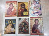 Lot of 6 pcs. church cards