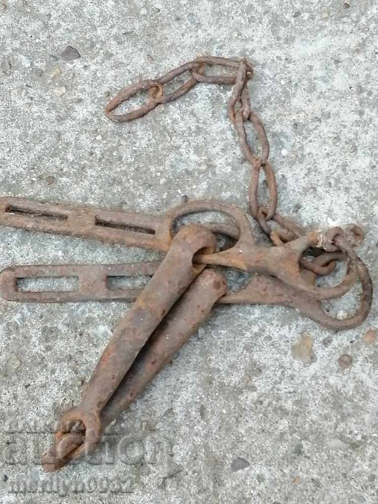 Delivery of An old forged bridle reins wrought iron, a harness Delivery of An old forged bridle reins wrought iron, a harness