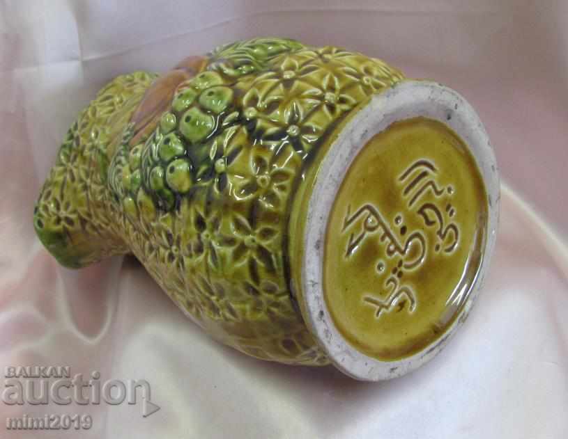 19th Century Ceramic Can with Glaze Persia - 7