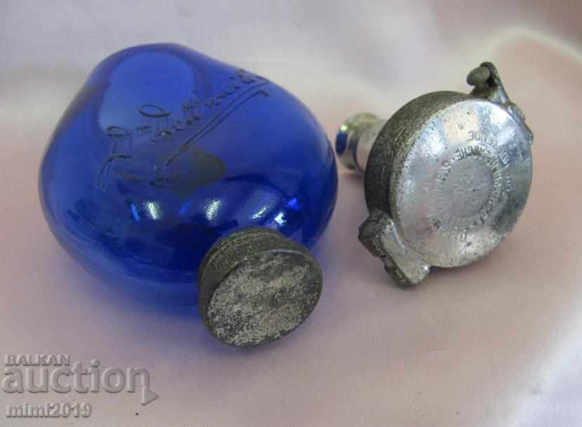 Auction 1900s Special Medical Blue Bottle Germany rare Auction 1900s Special Medical Blue Bottle Germany rare