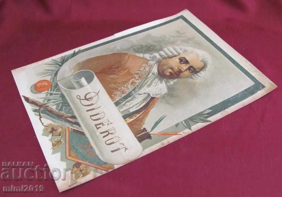 Auction  18th Century Chromolithography-French Revolution DIDEROT