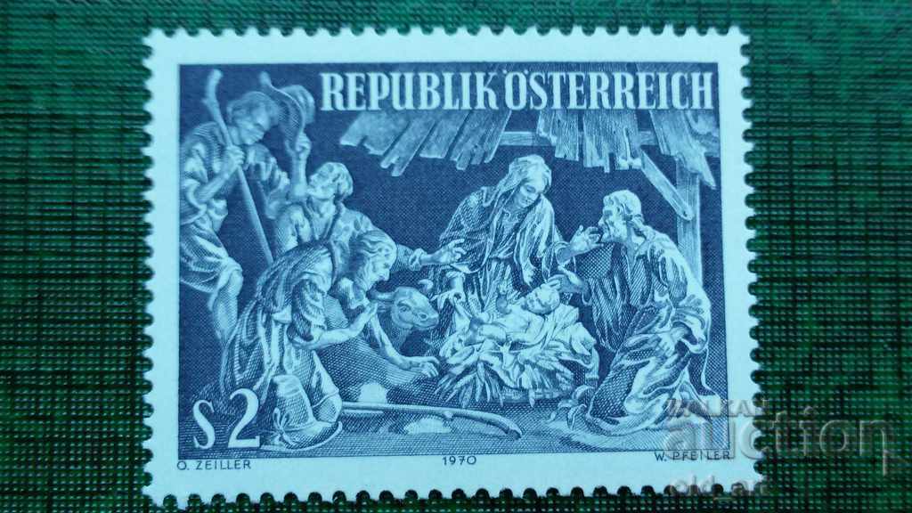 Пощенски марки - Австрия 1970 Коледа