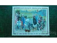 Postage stamps - France The nobles of hawk hunting