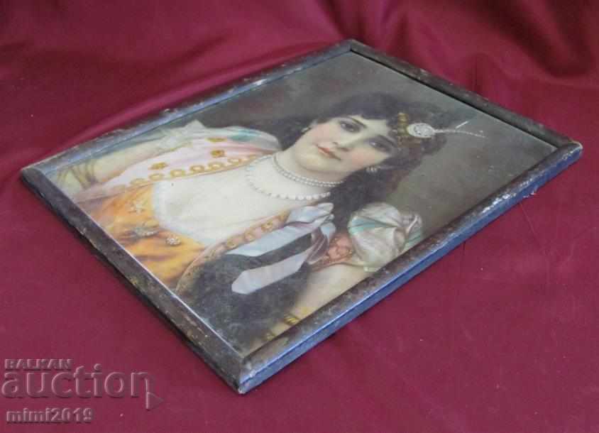 Auction  19th Century Chromolithography - Miss Bulgaria