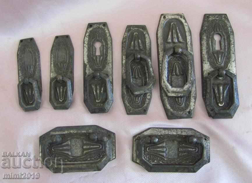 19th century Art Nouveau 8 pcs. Metal Elements for Buffet with price 72.00 BGN | € 36.81 19th century Art Nouveau 8 pcs. Metal Elements for Buffet with price 72.00 BGN | € 36.81