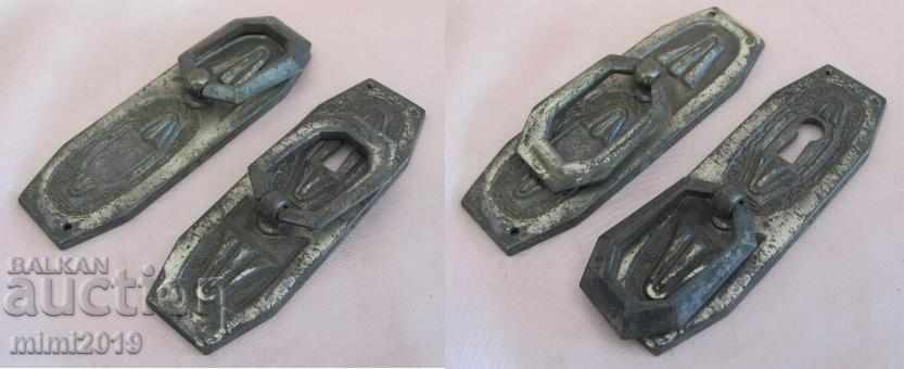 19th century Art Nouveau 8 pcs. Metal Elements for Buffet - 5 19th century Art Nouveau 8 pcs. Metal Elements for Buffet - 5