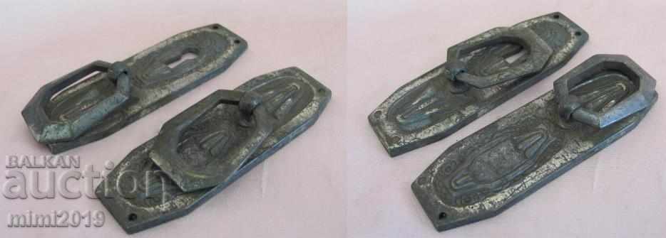 19th century Art Nouveau 8 pcs. Metal Elements for Buffet - 6 19th century Art Nouveau 8 pcs. Metal Elements for Buffet - 6