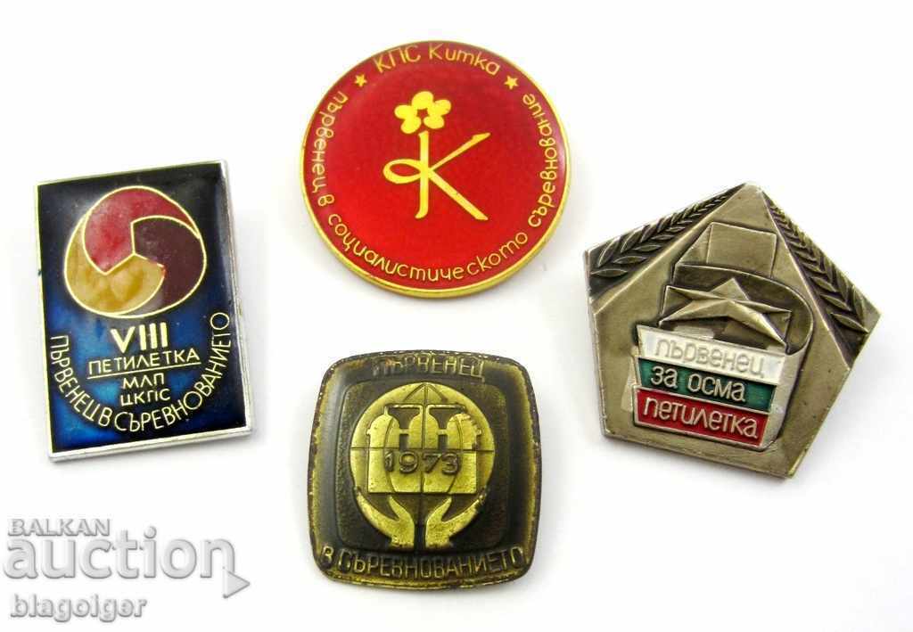 HONORS-WINNER-SOCIAL COMPETITION-LOT OF 4 BADGES - 5 HONORS-WINNER-SOCIAL COMPETITION-LOT OF 4 BADGES - 5