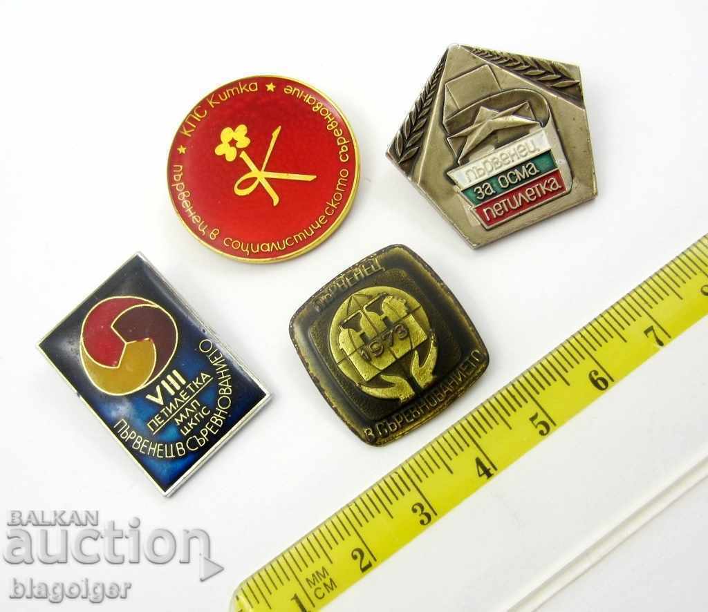 HONORS-WINNER-SOCIAL COMPETITION-LOT OF 4 BADGES - 6 HONORS-WINNER-SOCIAL COMPETITION-LOT OF 4 BADGES - 6