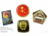 HONORS-WINNER-SOCIAL COMPETITION-LOT OF 4 BADGES