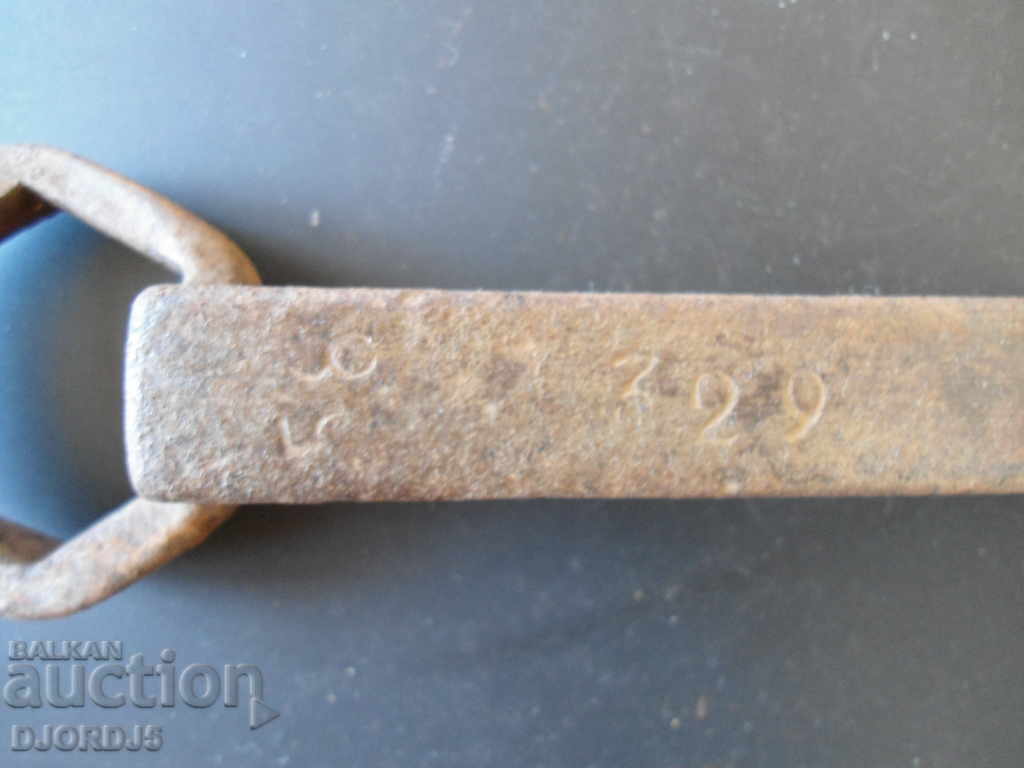 Cheie veche, căruță, căruță, numerotată - 5