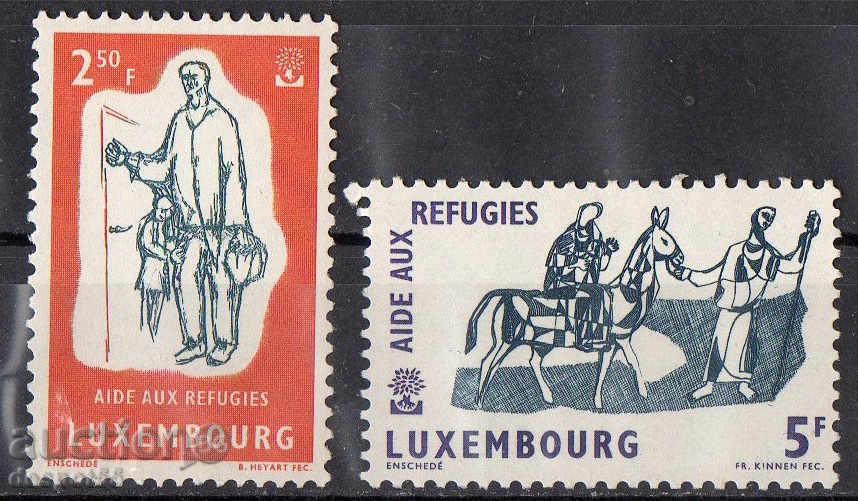 1960 Luxemburg. Mondială a Refugiatului an.