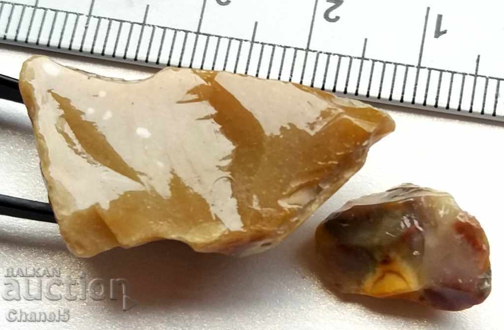 Delivery of NATURAL RAW HEATING - 2 pcs - 26.65 carats (64)