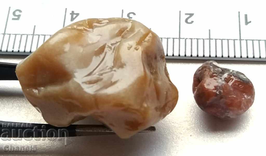 Delivery of NATURAL RAW HEATING - 2 pcs - 33.75 carats (65) Delivery of NATURAL RAW HEATING - 2 pcs - 33.75 carats (65)