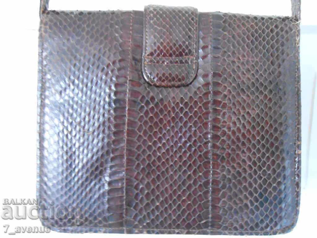 Geanta de mana, piele stabila unica originala, VINTAGE - 6