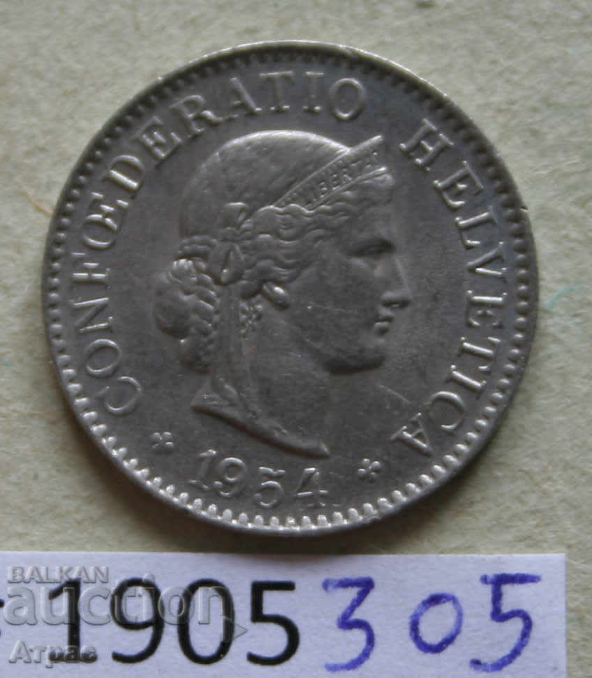 5 rapese 1954 Elveția cu preț € 0.31 | 0.61 BGN
