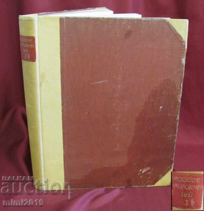 1937 Book 1st Volume MODERNE BAUFORMEN Germany rare