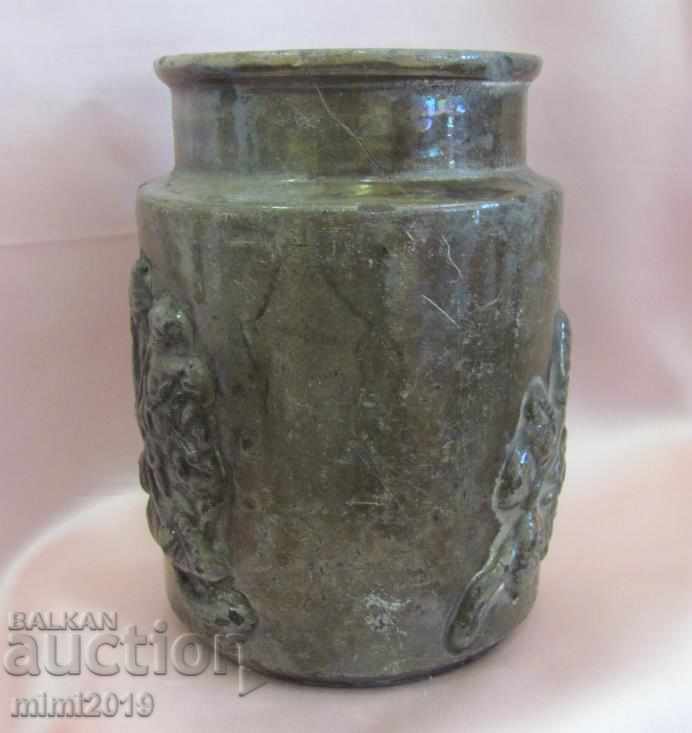 1895 Ceramic Vase - Portrait of King Ferdinant very rare - 7