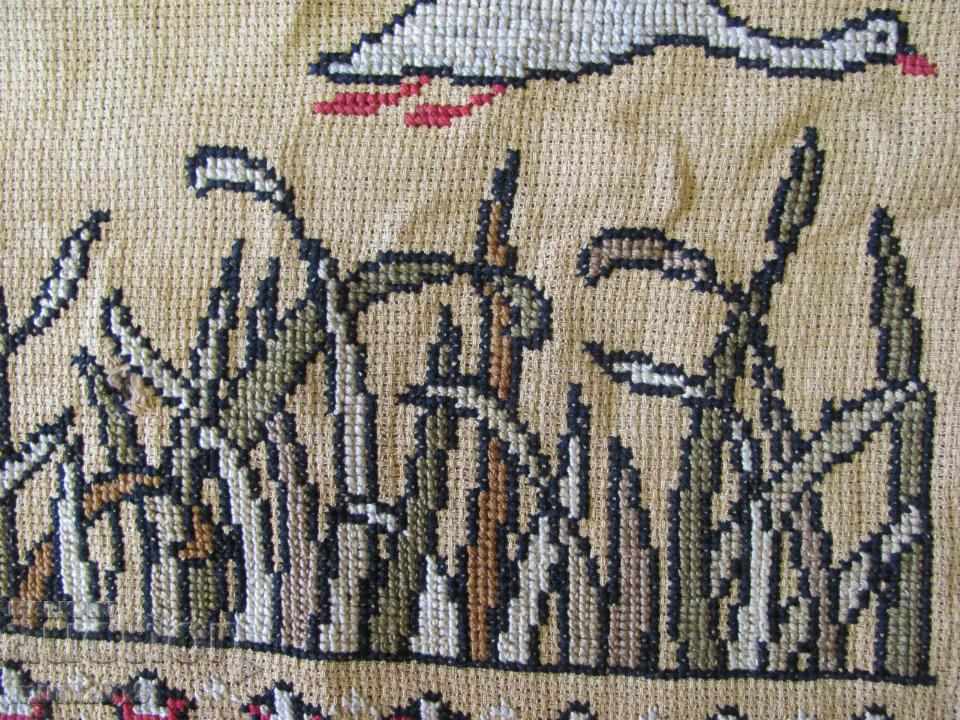 Delivery of 19th Century Wall Cobra handmade cotton, silk, wool Delivery of 19th Century Wall Cobra handmade cotton, silk, wool