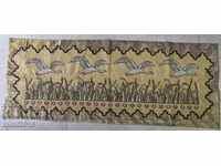 19 век Ковьор за Стена ръчно изработен памук,коприна,вълна