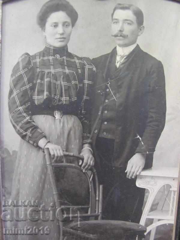 1900 Art Nouveau Secession Metal Frame with Picture with price 54.00 BGN | € 27.61 1900 Art Nouveau Secession Metal Frame with Picture with price 54.00 BGN | € 27.61