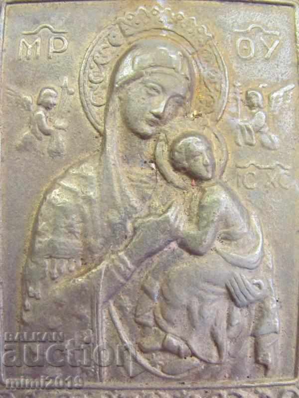 19th Century Bronze orthodox Orthodox Icon with price 30.00 BGN | € 15.34 19th Century Bronze orthodox Orthodox Icon with price 30.00 BGN | € 15.34