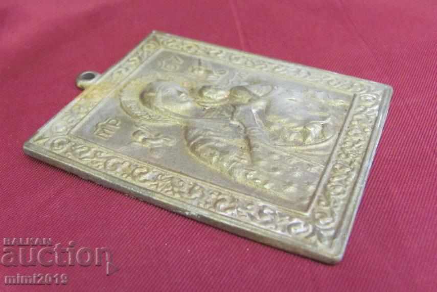 Auction 19th Century Bronze orthodox Orthodox Icon Auction 19th Century Bronze orthodox Orthodox Icon