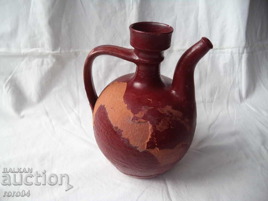 Auction  BIG OLD CERAMIC CANDYER - VEGETABLES