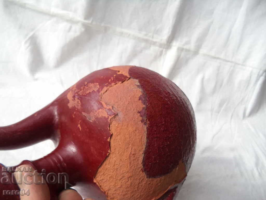 BIG OLD CERAMIC CANDYER - VEGETABLES - 7