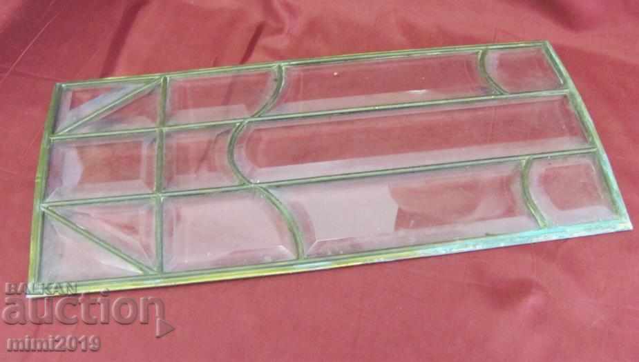 Auction Original Art Nouveau Pan for Neck Crystal and Bronze Auction Original Art Nouveau Pan for Neck Crystal and Bronze