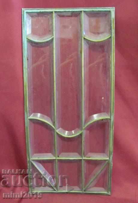 Original Art Nouveau Pan for Neck Crystal and Bronze - 5 Original Art Nouveau Pan for Neck Crystal and Bronze - 5