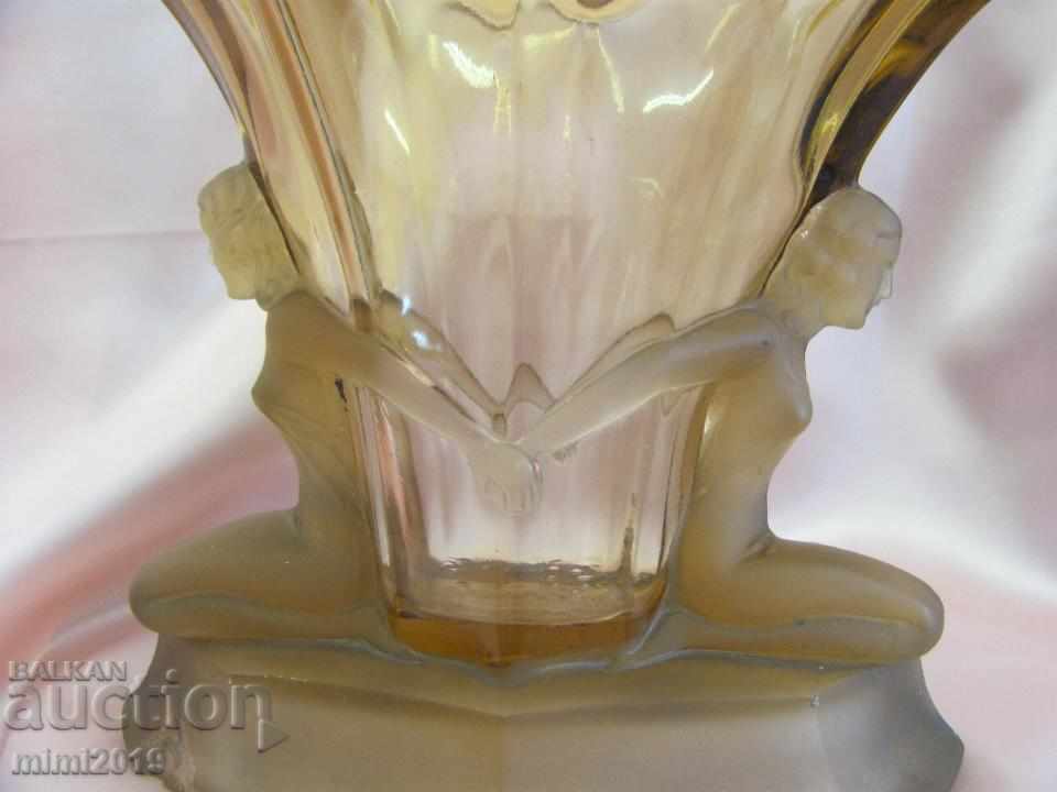 Original Art Nouveau Secession Crystal Cup, Vase by Rene Lalik with price 1050.00 BGN | € 536.86 Original Art Nouveau Secession Crystal Cup, Vase by Rene Lalik with price 1050.00 BGN | € 536.86