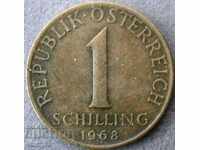 Австрия-1 шилинг 1968г.
