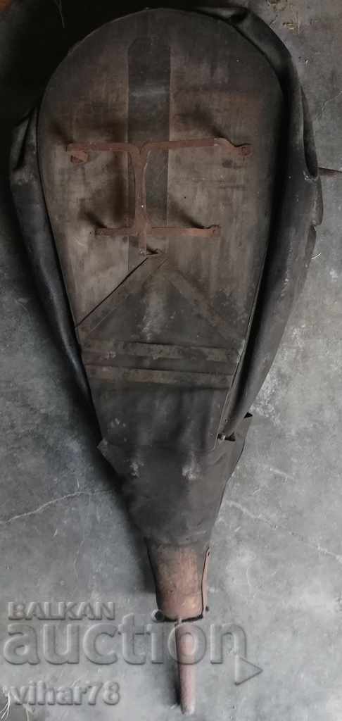 Old big blacksmith's bag