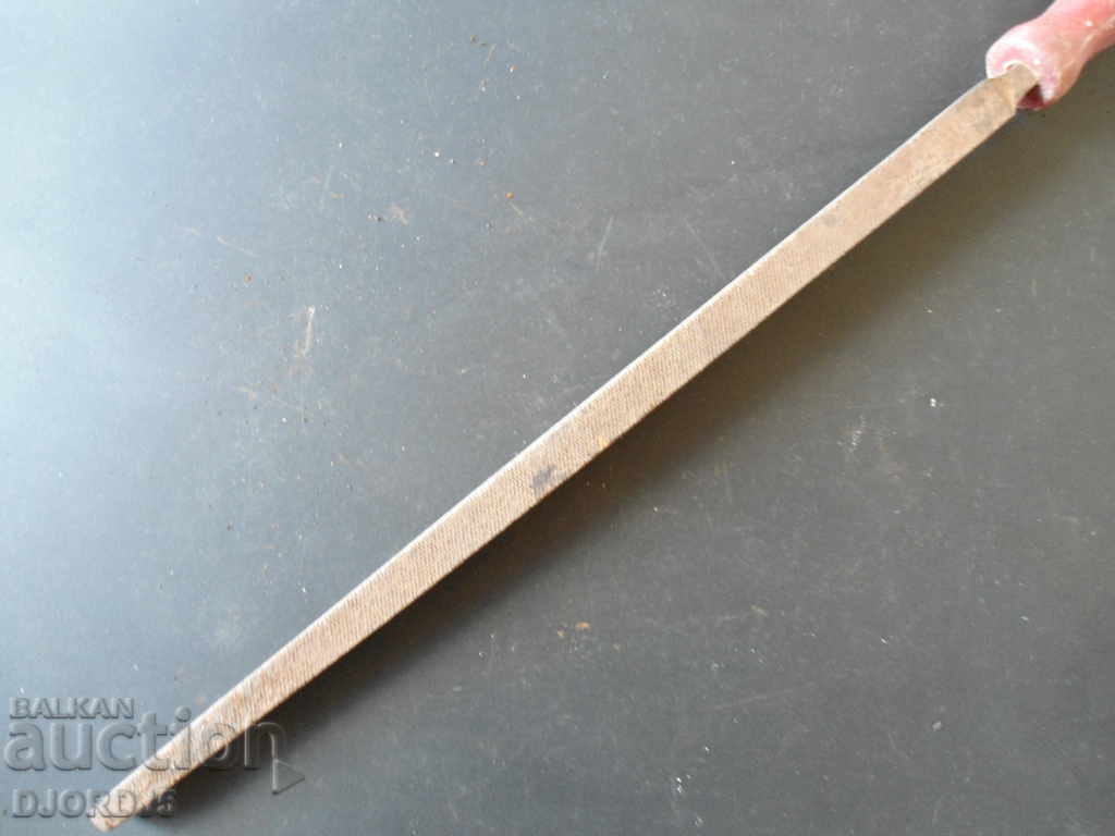 Auction Old iron file, square Auction Old iron file, square