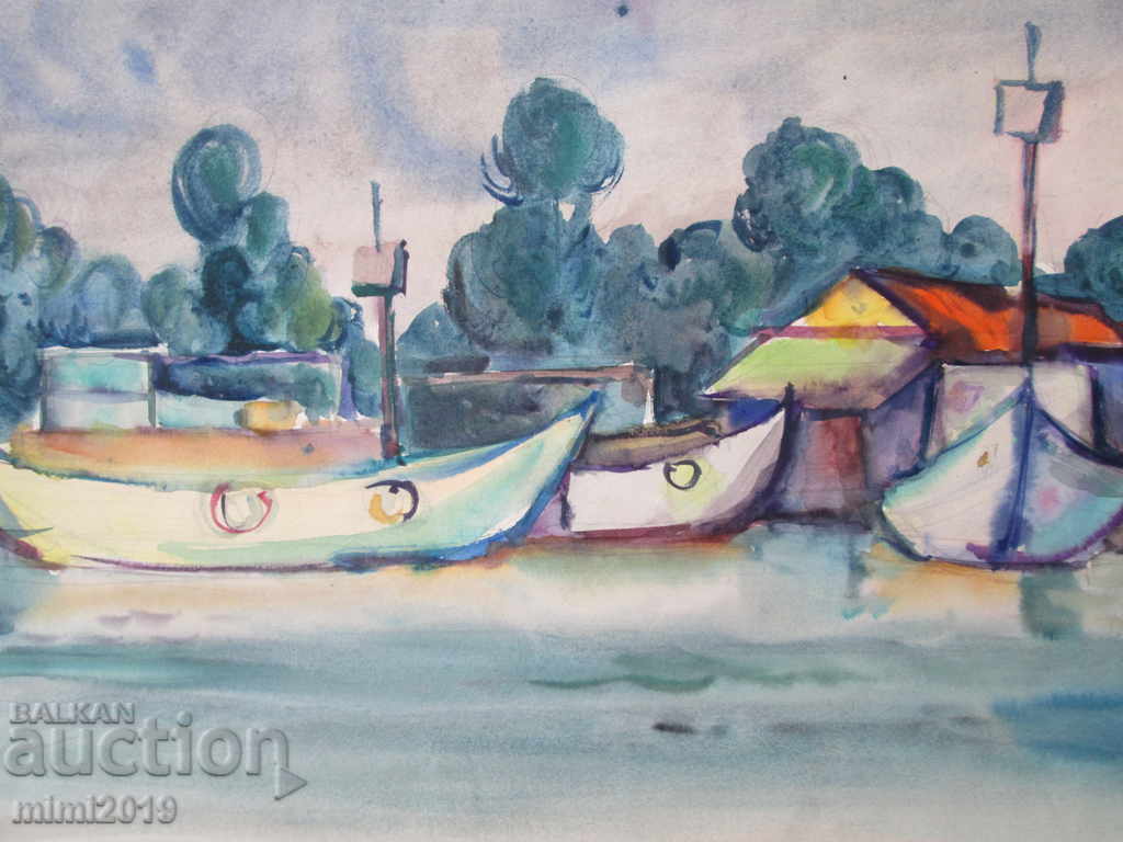 Watercolor painting 45x34cm with price 28.00 BGN | € 14.32 Watercolor painting 45x34cm with price 28.00 BGN | € 14.32