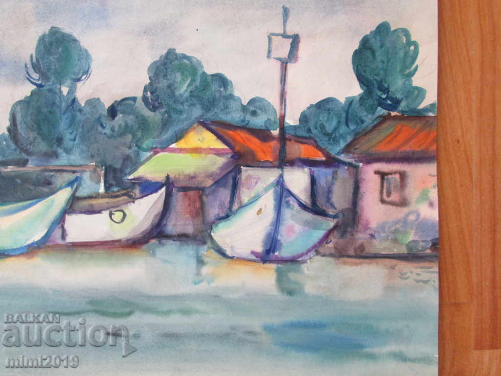 Auction Watercolor painting 45x34cm Auction Watercolor painting 45x34cm
