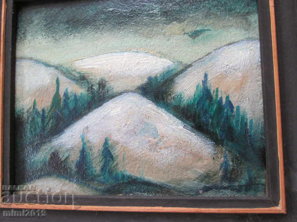 Δημοπρασία 2 μικροί πίνακες, λάδι, φέιζερ