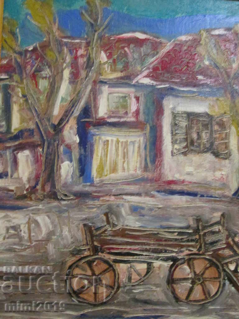 Painting, oil, phaser, signed with price 40.00 BGN | € 20.45