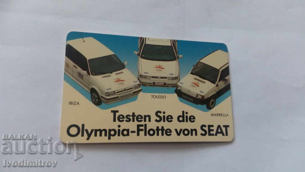 Deutche Telekom Olympia-Flotte von SEAT Phonecard