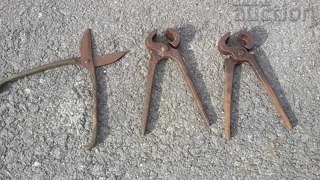 lot of old small pliers and scissors - 5 lot of old small pliers and scissors - 5