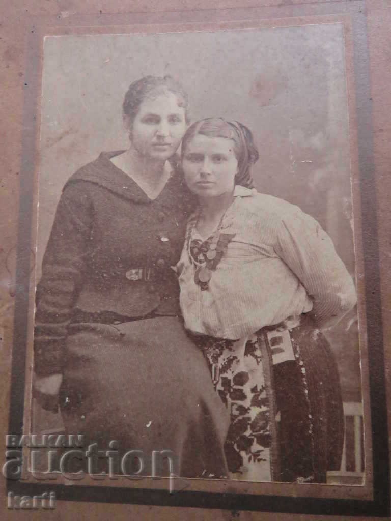 OLD PHOTO - CARDBOARD - LARGE - PHOTO MEZAN - SHOPPING with price 17.99 BGN | € 9.20