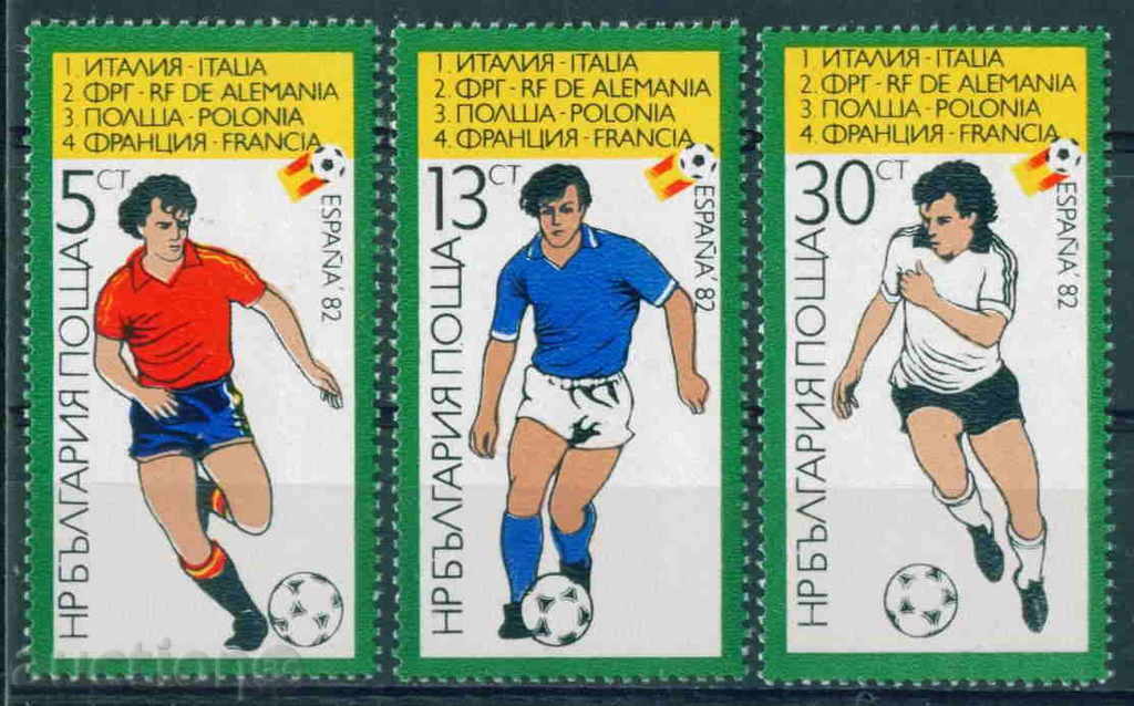 3172 Bulgaria 1982 Cupa Mondială Spania '82 - VI. **