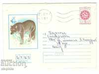 Пощенски плик - ЕКСПО 81 - Вълк