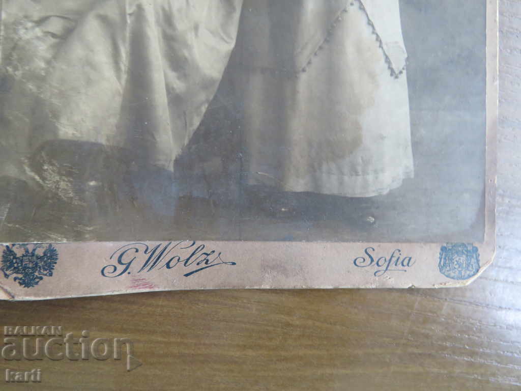 Auction OLD PHOTO - CARDBOARD - WOLTZ - SOFIA Auction OLD PHOTO - CARDBOARD - WOLTZ - SOFIA