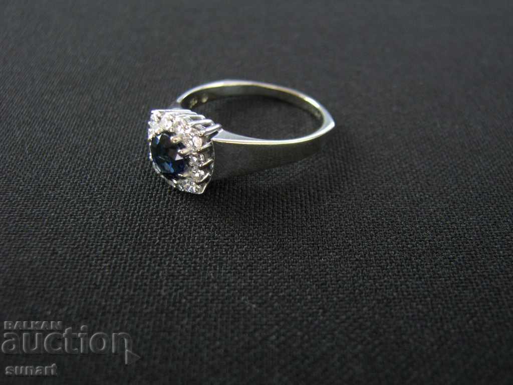 RING WITH DIAMONDS 0.47K VS COLOR F-G 1K SAFER DIAMOND with price 3500.00 BGN | € 1789.52